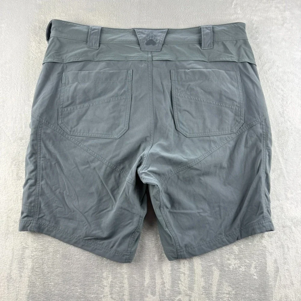 Alaskan Hardgear Cargo Shorts Mens 38 Blue Quickhatch Performance Hiking Camping